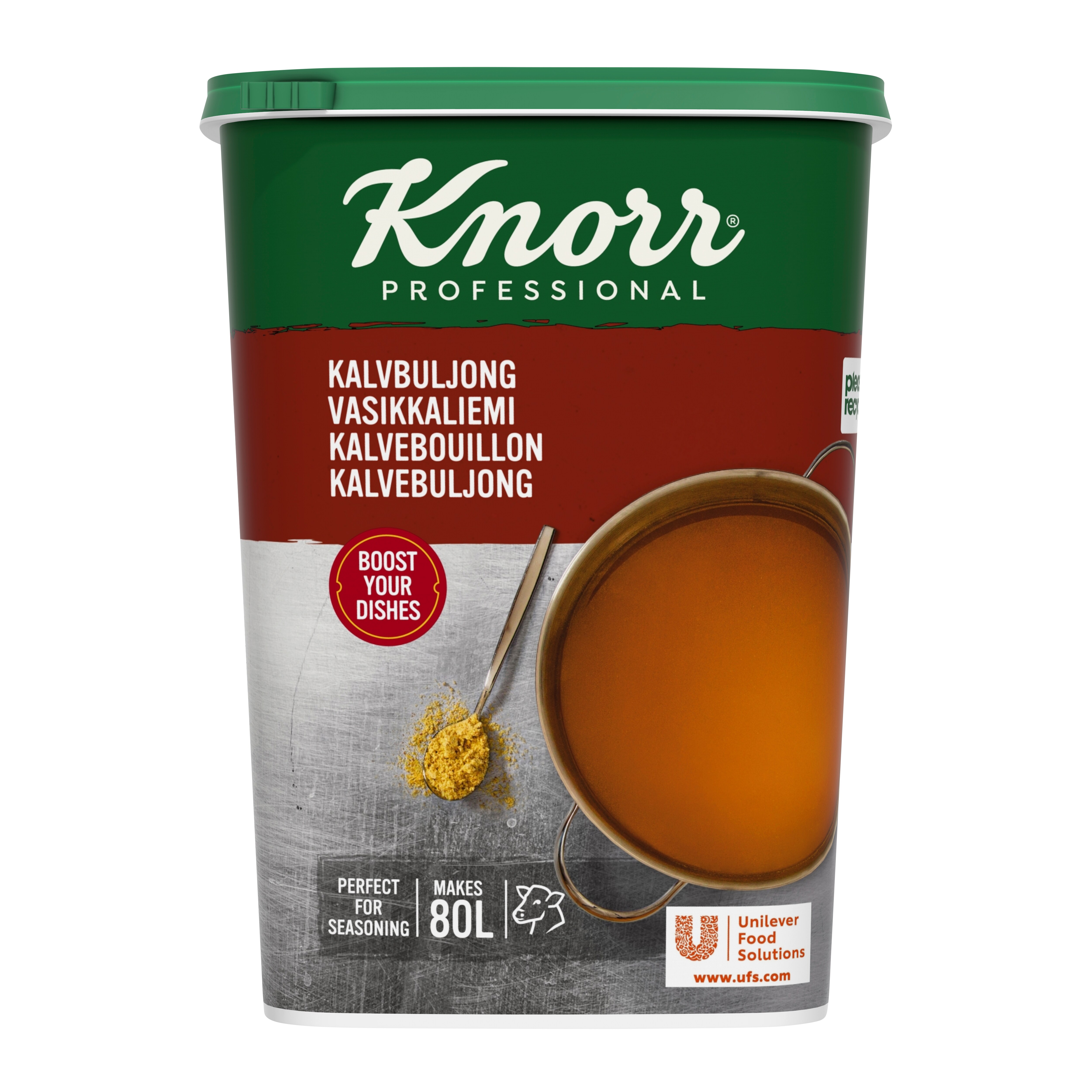 Knorr Kalvebouillon, granulat 1,2 kg / 80 l - 